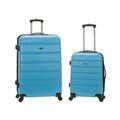 Rockland Expandable Spinner Luggage Set - Turquoise 2 Pieces F225-TURQUOISE